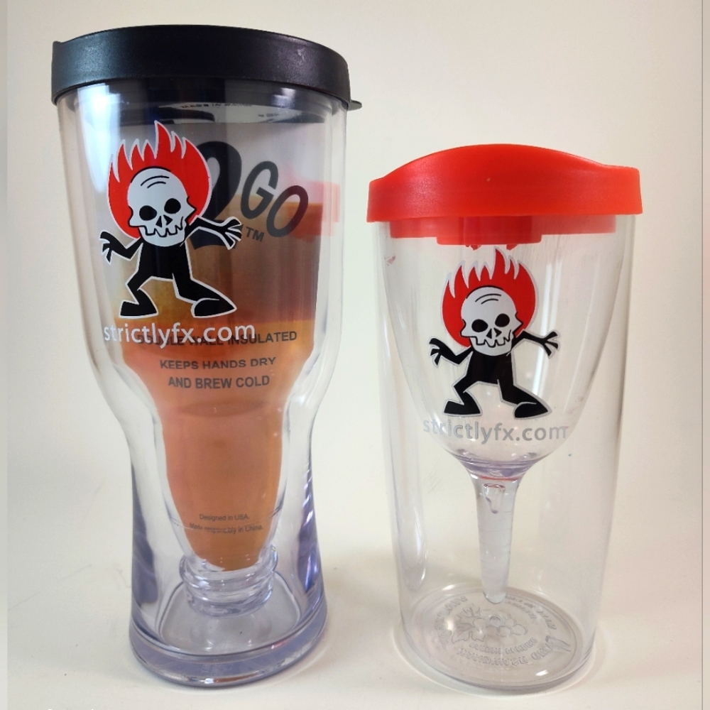Double Wall Insulated Brew and Wine Tumblers gift idea
